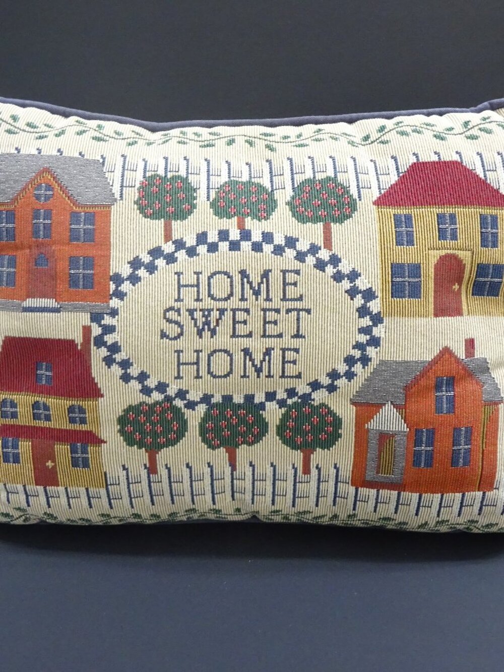 Vintage Home Sweet Home Tapestry Decorative Pillow 16x11